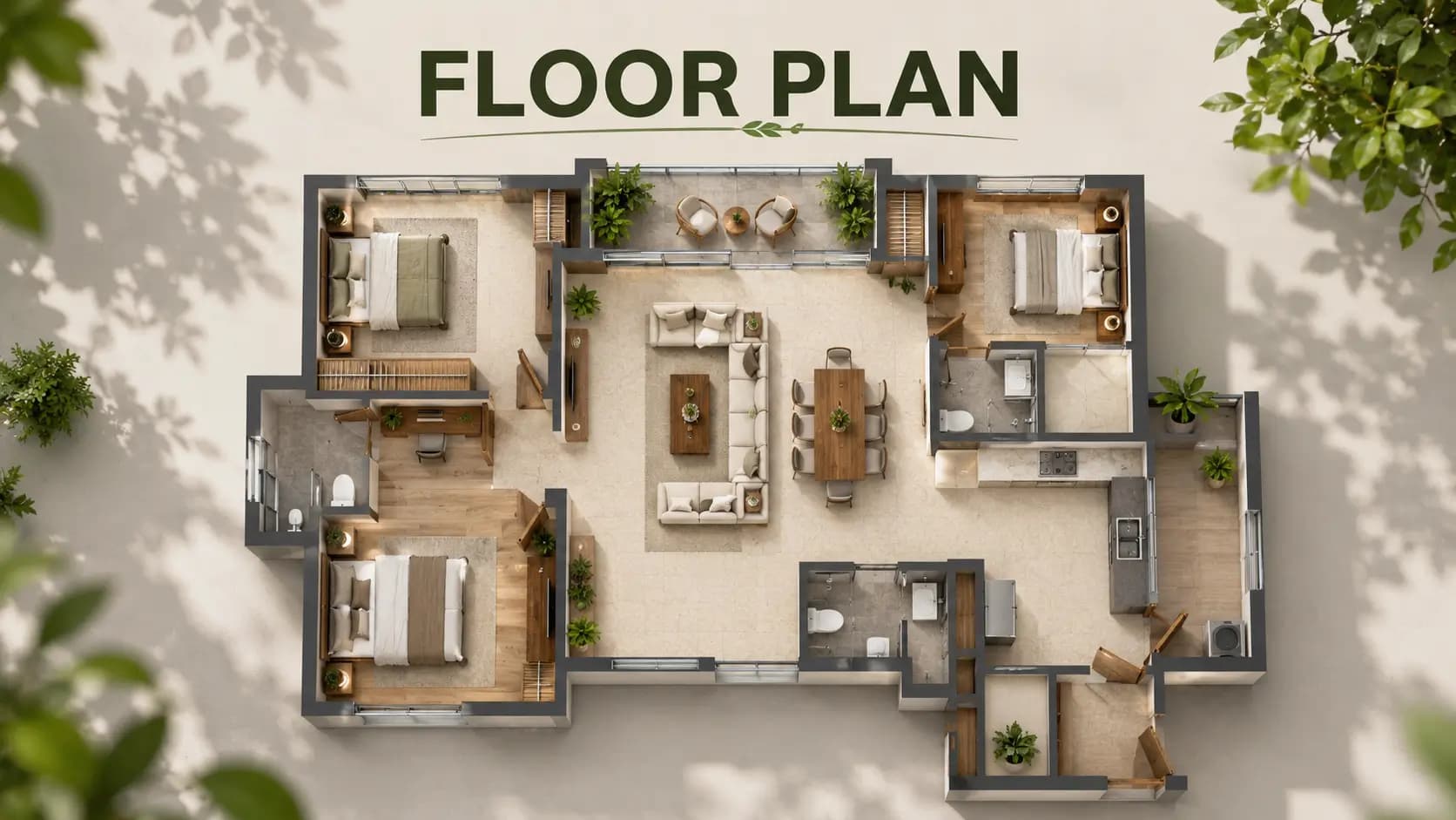 SOBHA Palm Court Floor Plan: 2, 3 and 3.5 BHK Layouts