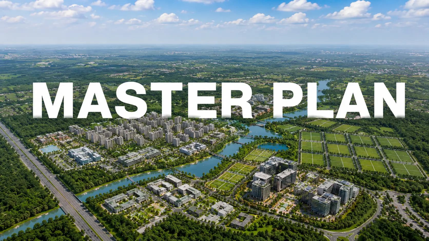 SOBHA Palm Court Master Plan: Towers, Greens and Clubhouse